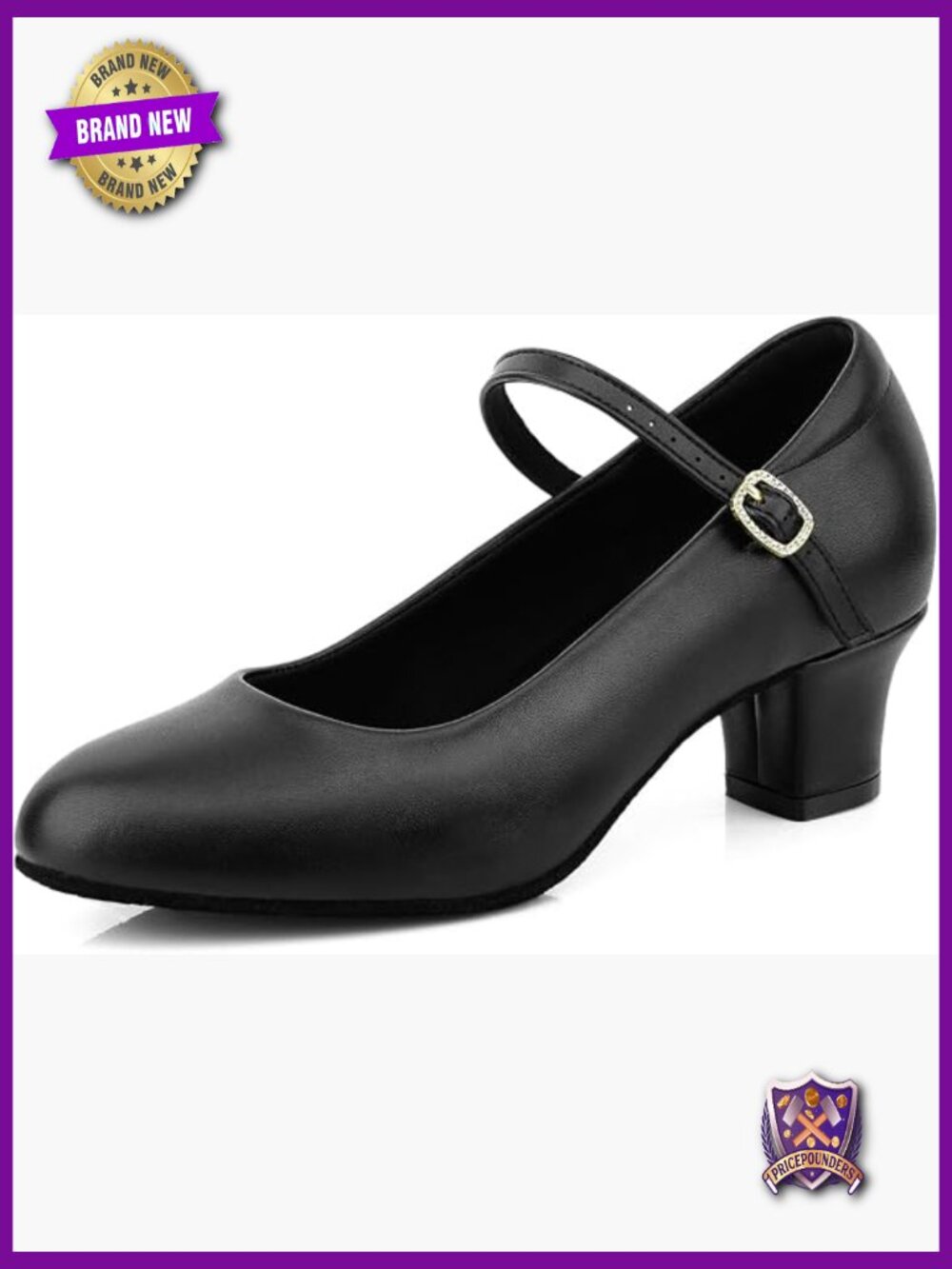Ankle Strap Salsa Dance Heels Dress Pumps Character Shoes
